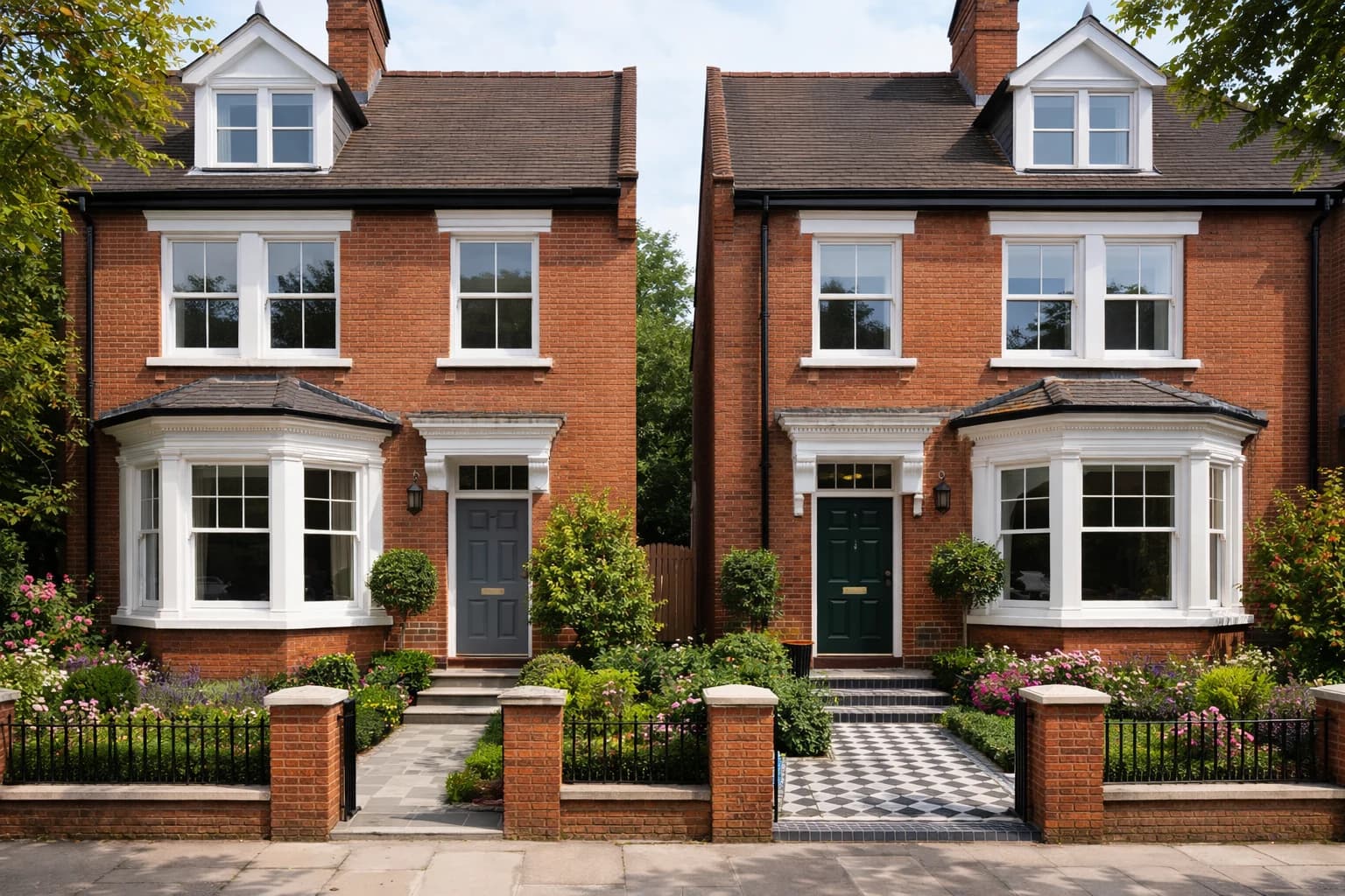 Full house window makeover with white uPVC casement windows installed by Cii Double Glazing in Essex